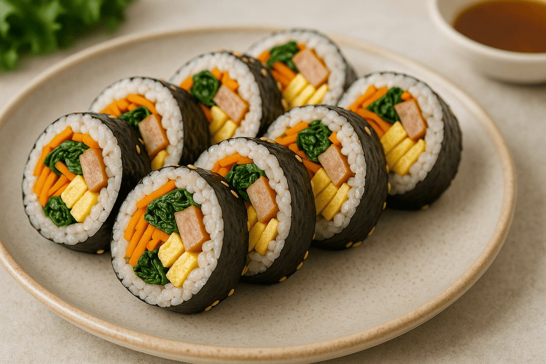 Kimbap-Koreas beliebte Reisrolle - MAOMAO