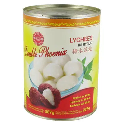 DOUBLE PHOENIX Lychees in Syrup 227g