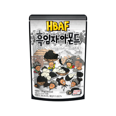 HBAF Mandeln Schwarzer Sesam 120g