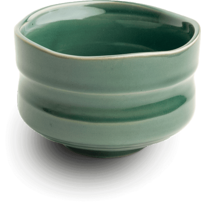 Matcha-Schale (Chawan) Grün 9,5 cm x 6 cm