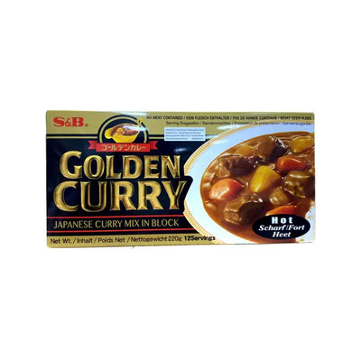 S&B Golden Curry spicy 220g