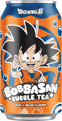BOBBASAN 龙珠泡泡茶 梨子与甜瓜味 320毫升 (一次性)