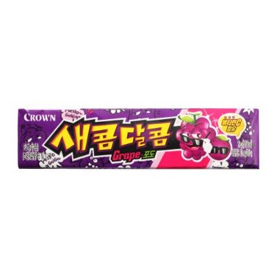 CROWN Saekom Dalkom Chewy Candy Grape 29g