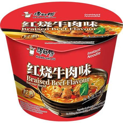 康师傅红烧牛肉面桶面 110g