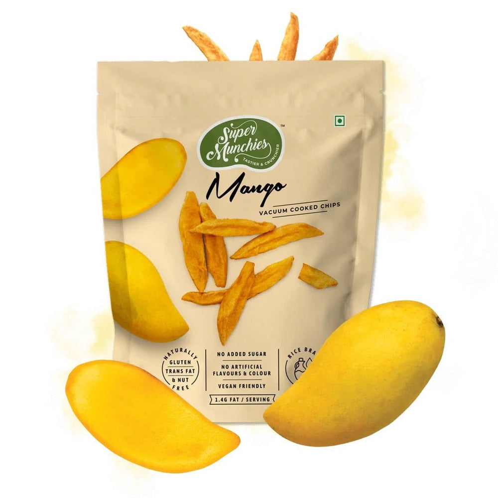 SUPER MUNCHIES Vegane Mangochips 50g - MAOMAO