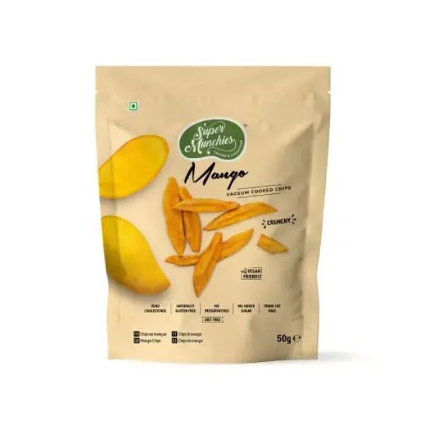 SUPER MUNCHIES Vegane Mangochips 50g - MAOMAO
