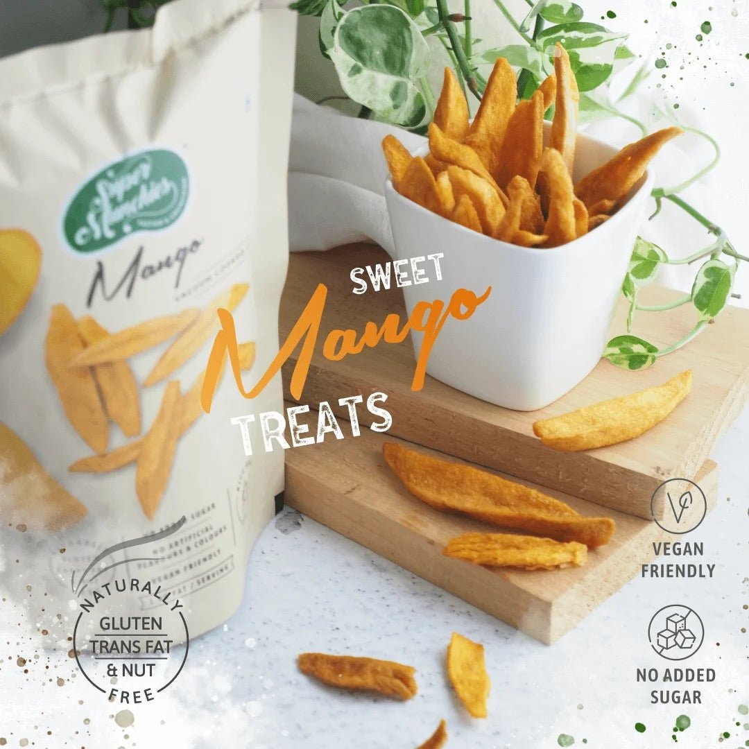 SUPER MUNCHIES Vegane Mangochips 50g - MAOMAO