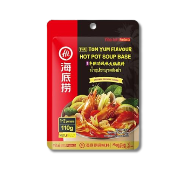 HAIDILAO Hotpot-Suppenbasis Tom Yum Geschmack 110 g
