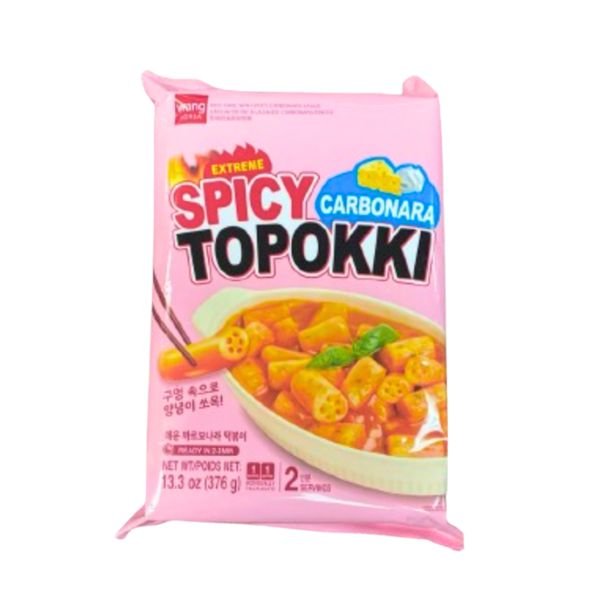 WANG Tteokbokki Scharfe Carbonara 376g (2 Portionen) - MAOMAO