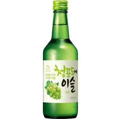 JINRO Soju Green Grape (13% Alc.) 350ml