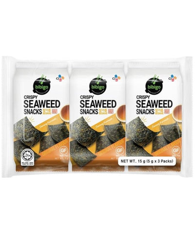 BIBIGO Roasted Seaweed Snack Original Sesame 15g (5g x 3)