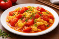 Eier mit Tomaten