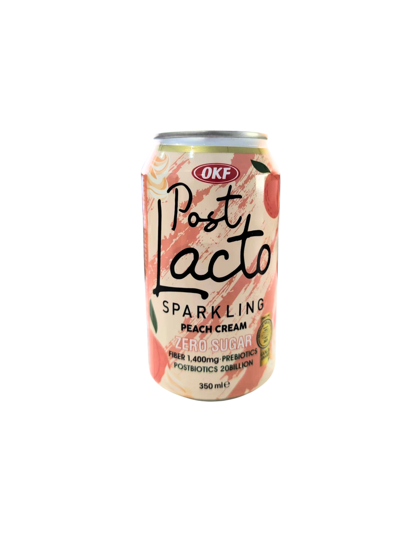 OKF Getränk Post Lacto Sparkling Pfirsich-Sahne Zero 350ml (EINWEG)