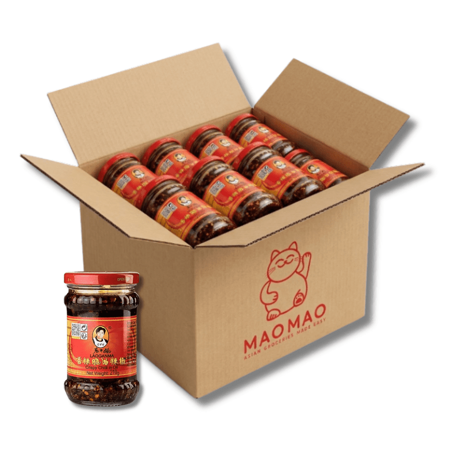24x LAO GAN MA knuspriges Chili - Öl 210g Vorratsbox (Full Box) - MAOMAO