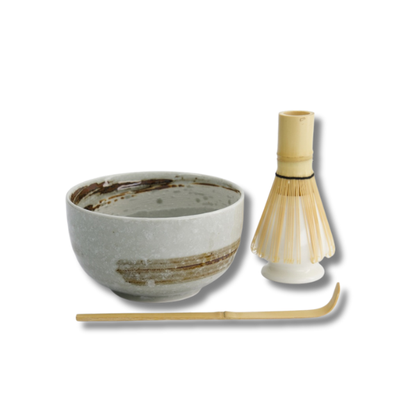 TOKYO DESIGN STUDIO Matcha Geschenkset „Naruto“ Braun 13×7 cm, 4-tlg.