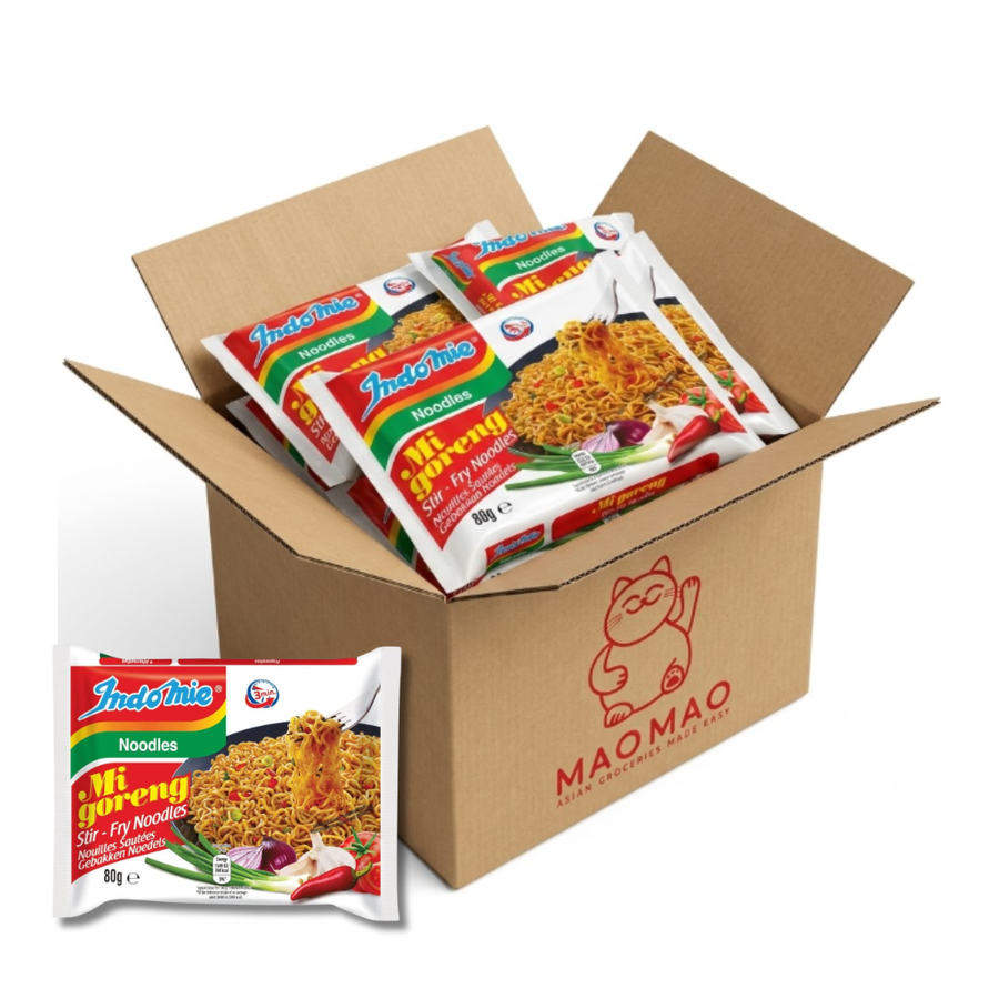 40x INDOMIE Instant Nudeln Mi Goreng 80g Vorratsbox (Full Box) - MAOMAO
