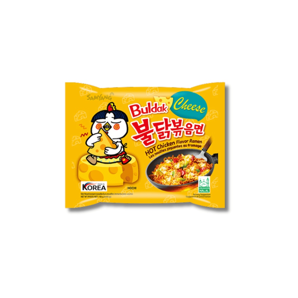 40x SAMYANG Instant Nudeln Hot Chicken Käse 140g Vorratsbox (Full Box) - MAOMAO