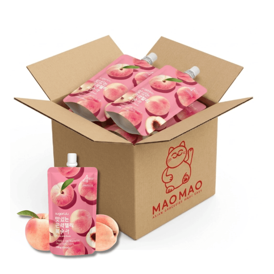 40x SUGARLOLO Konjac Jelly Pfirsich 150g Vorratsbox (Full Box) - MAOMAO