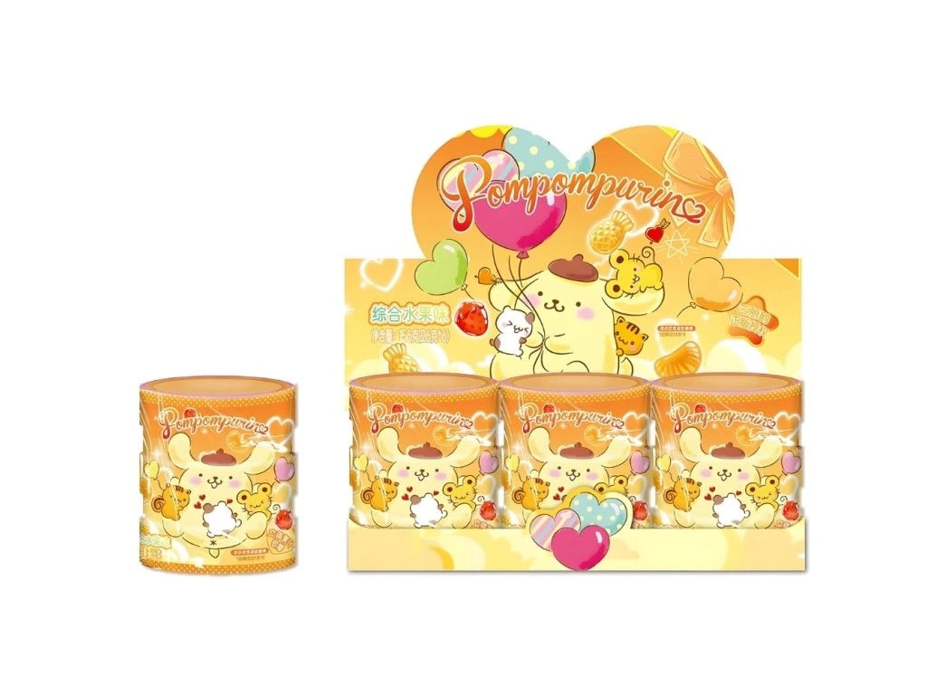 QI POMPOMPURIN Mango-Gummibonbons im Sparschwein 27g
