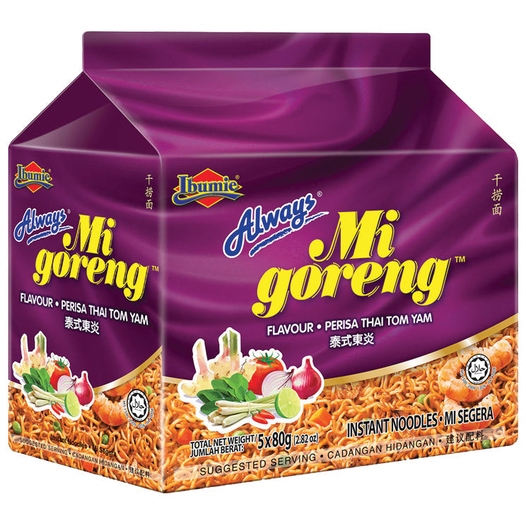 IBUMIE Mi Goreng Thai Tom Yam 5x80g