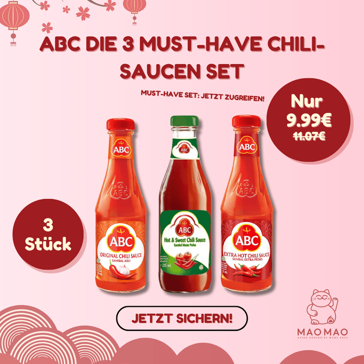 ABC The 3 Must-Have Chili Sauces Set