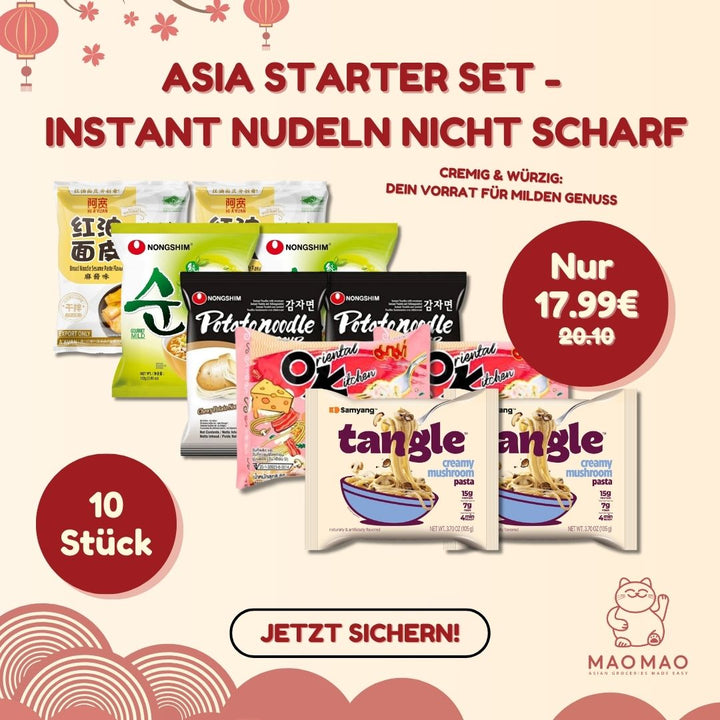 Asia Starter Set - Instant Nudeln Nicht Scharf