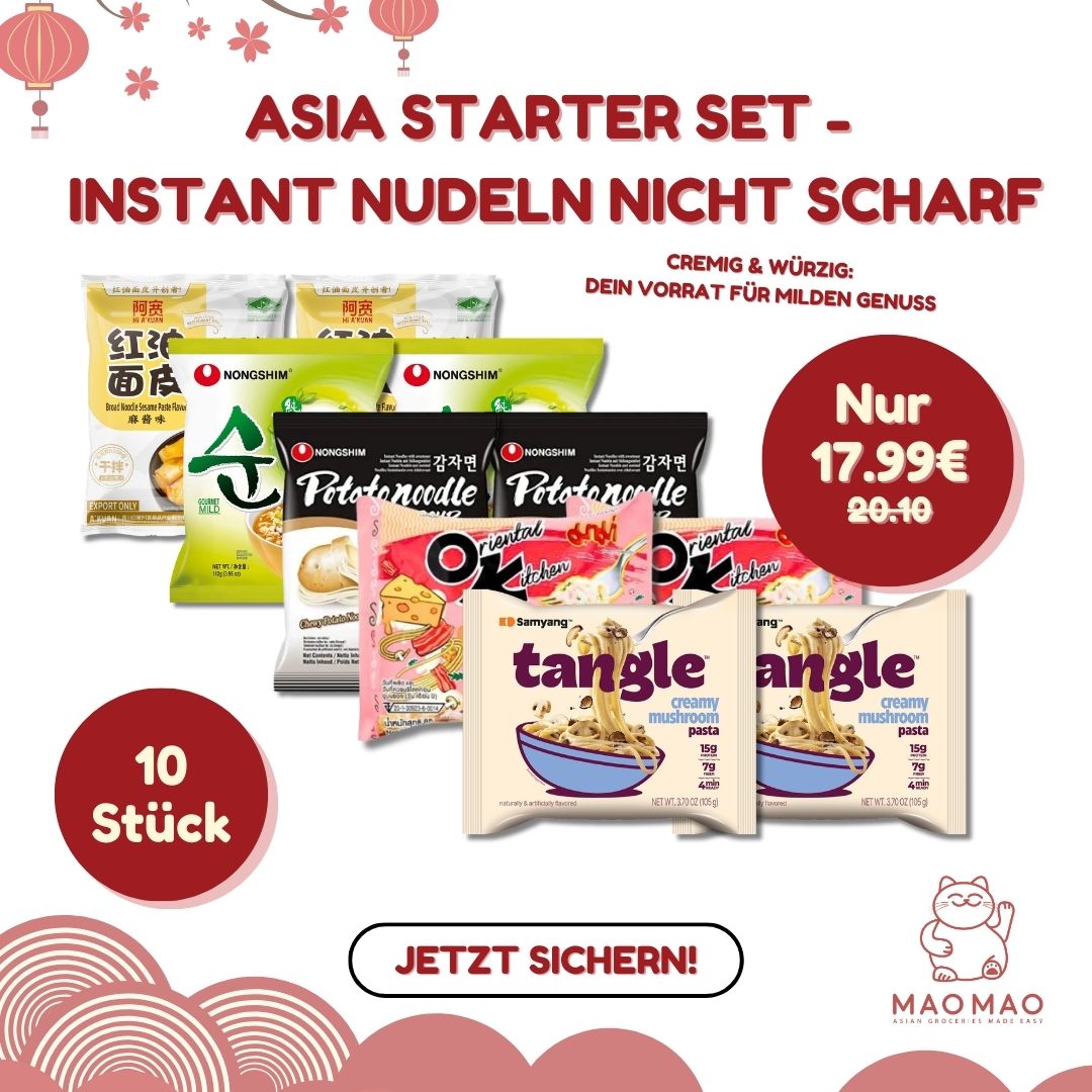 Asia Starter Set - Instant Nudeln Nicht Scharf