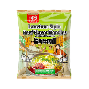 BAIJIA A-KUAN Instant Nudeln Rindfleisch Lanzhou-Art 122g