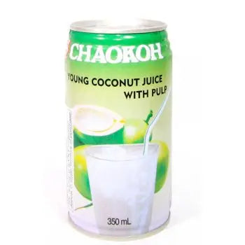 CHAOKOH Coconut Juice with Pulp 350ml (DISPOSABLE)