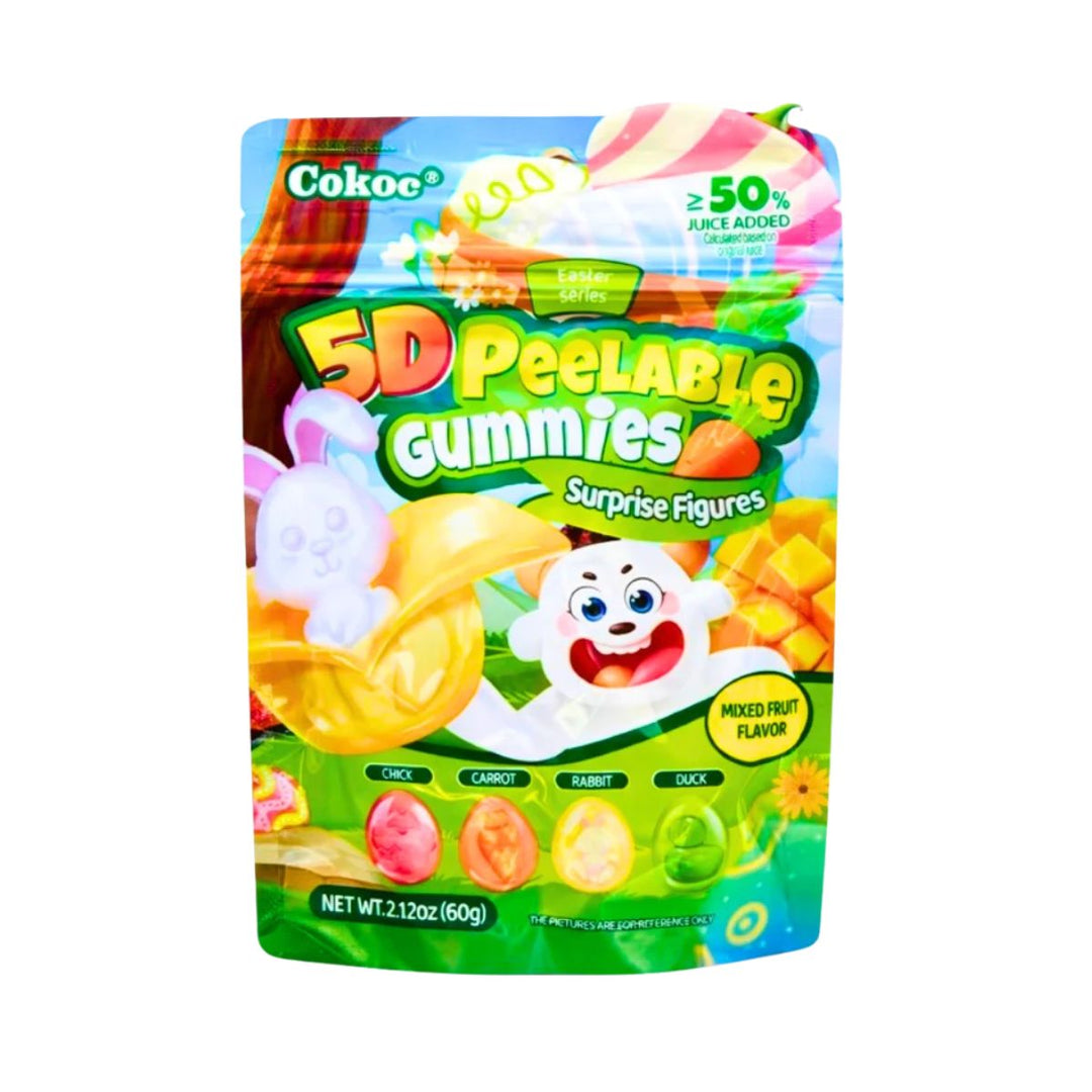 COKOC 5D Peeling Gummis Mischfrucht Ostern Edition 60g