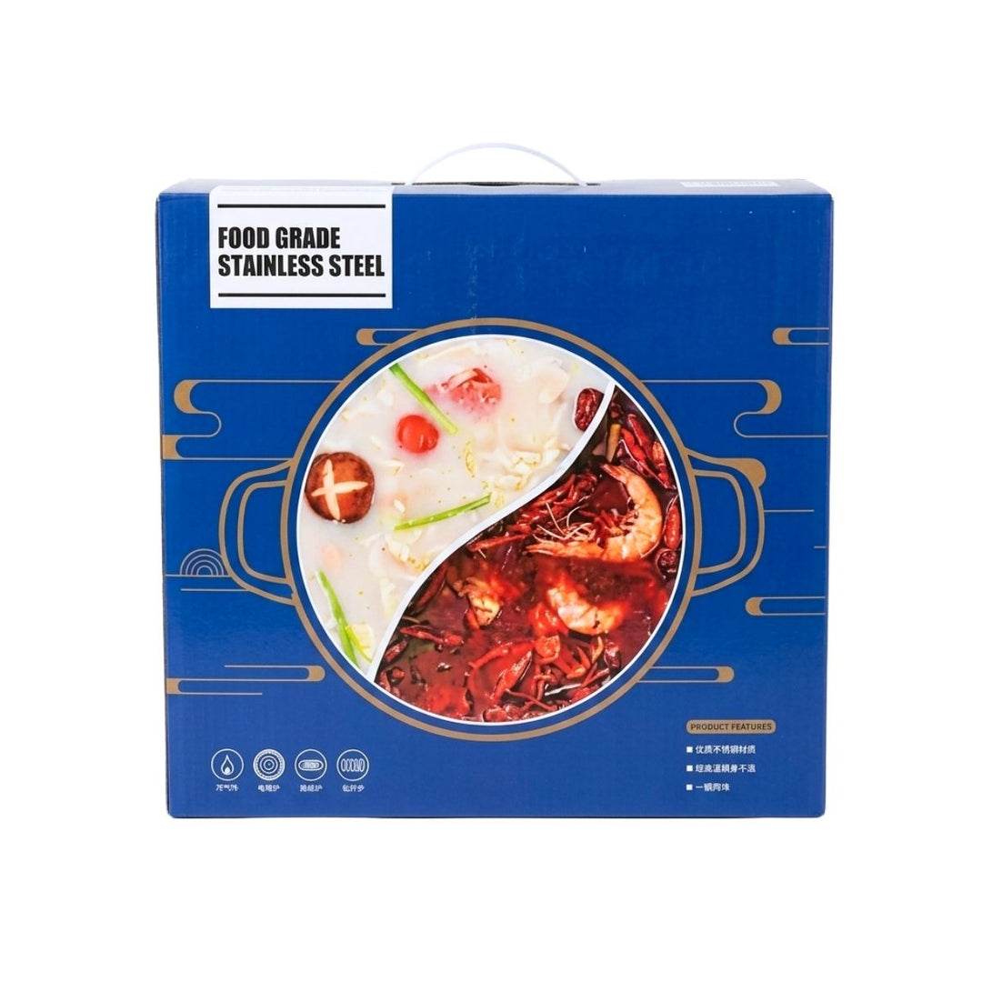 Edelstahl Hot Pot mit Glasdeckel (Ø 28 cm)