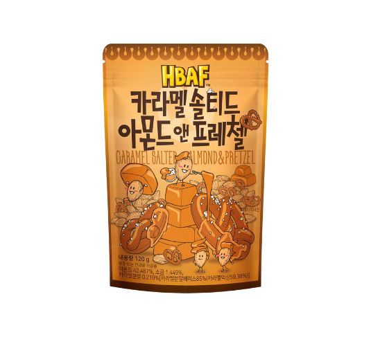 HBAF 杏仁咸焦糖椒盐卷饼 120g