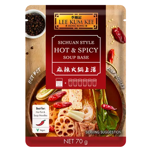 LEE KUM KEE Mos Sichuan Suppenbasis Hot Pot 70g
