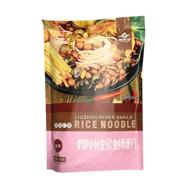 LUO ZHUANG YUAN Rice noodles in spicy snail soup (Szechuan pepper) (pink) 310g