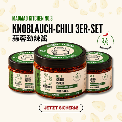 MAOMAO KITCHEN Knoblauch-Chili 3er-Set