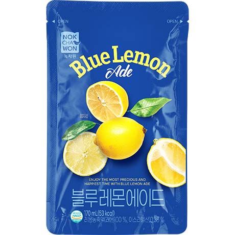 NUR 2 CENT NOKCHAWON Ade Beutelgetränke Blaue Zitrone 170ml - 3 Stück Max pro Bestellung