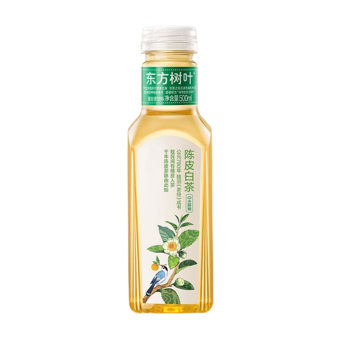 NONGFU SPRING Oriental Leaf Weißer Tee Mandarine Zuckerfrei 500ml (EINWEG)