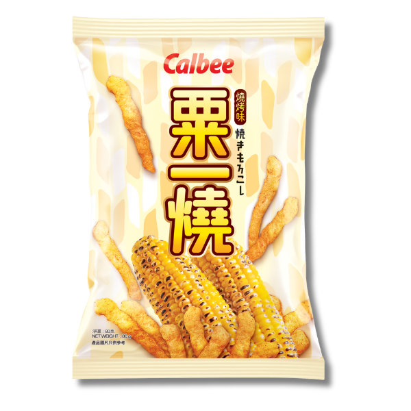 CALBEE Grill-A-Corn Maissticks BBQ-Geschmack 80g