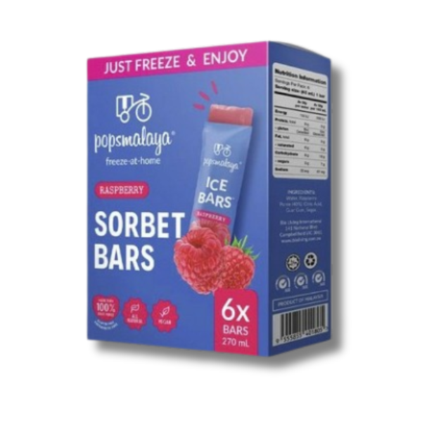 POPSMALAYA Sorbet Eisriegel Himbeere 270 ml