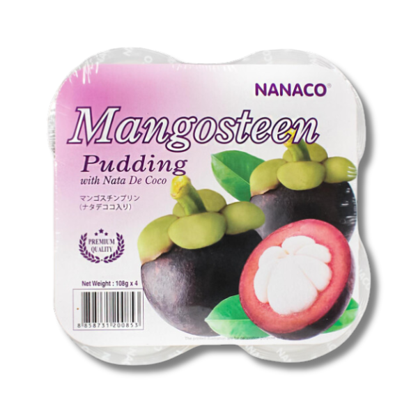 NANACO Nata De Coco Pudding Mangostan 432g