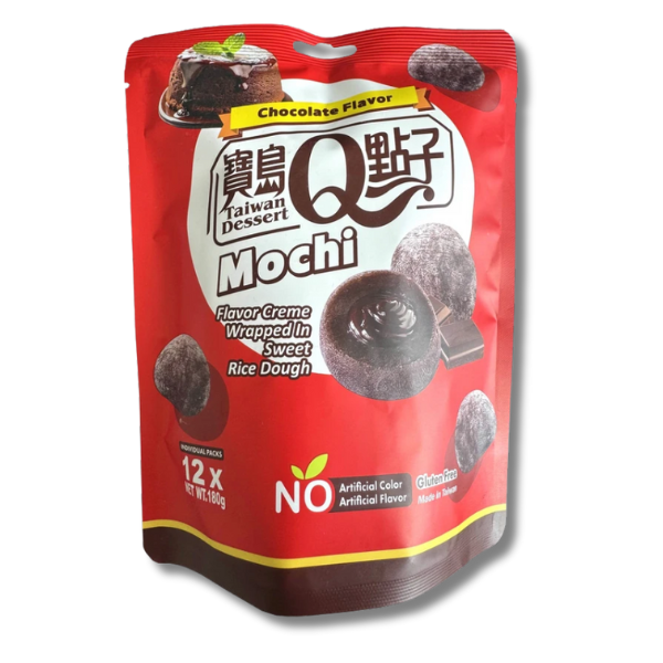 TAIWAN DESSERT Q Mochi Chocolate Flavor 180 g