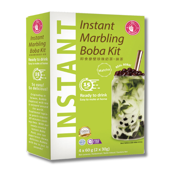 O’S BUBBLE Matcha Tee mit Boba 240 g