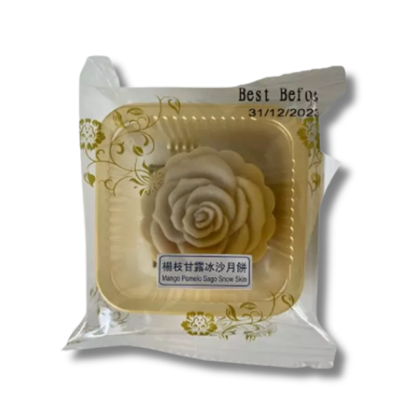 YUE BAN HUANG TING Snow-Skin Mooncake Mango Pomelo Sago 45 g