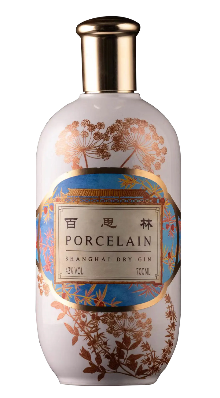 PORCELAIN Shanghai Dry Gin (43% Alc.) 700ml Porcelain