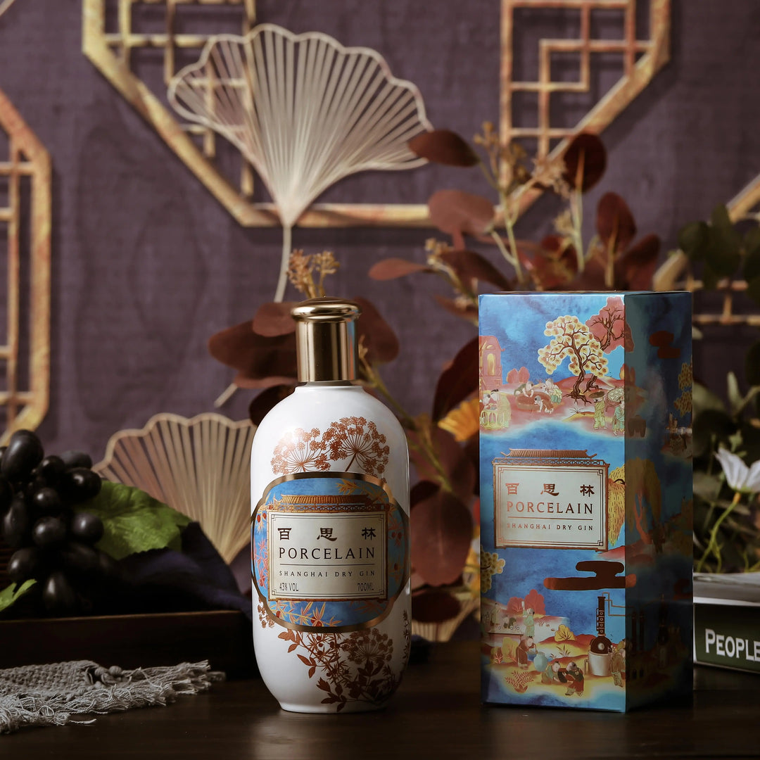 PORCELAIN Shanghai Dry Gin (43% Alc.) 700ml Porcelain