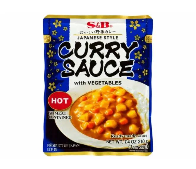 S&B Curry mit Gemüse (scharf) 210g S&B