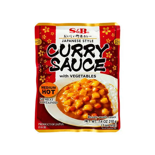 S&B Currys mit Gemüse (mittelscharf) 210g S&B