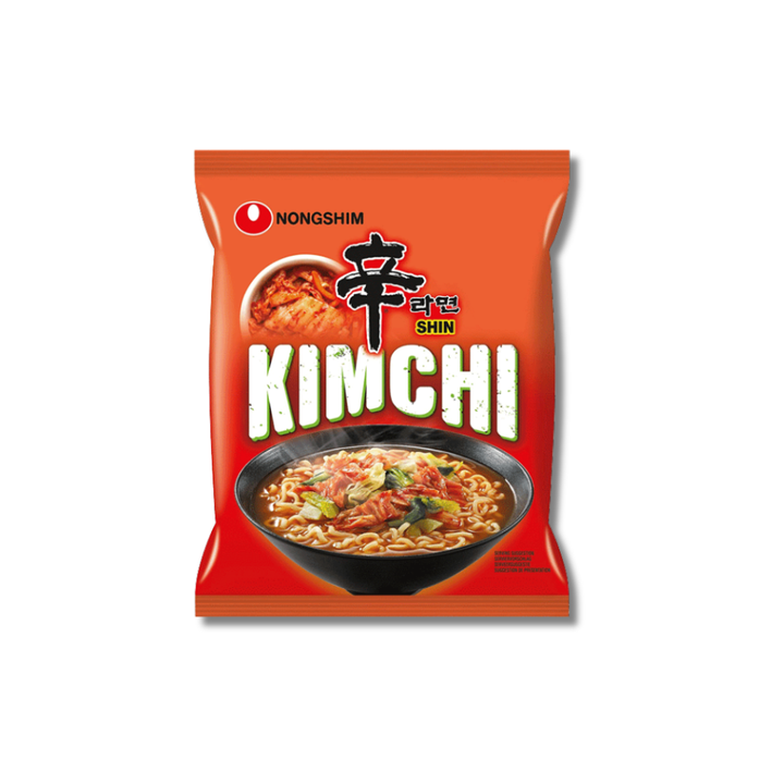20x NONG SHIM Instant Nudeln Shin Ramyun Kimchi 120g Vorratsbox (Full Box)