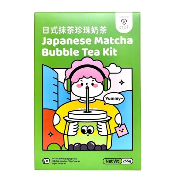 TOKIMEKI Japanisches Matcha Bubble Tea Set 255g