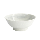 TOKYO DESIGN STUDIO Ramen-Schale Seikaiha Weiß – 21,5x9 cm / 1250ml Bild 1